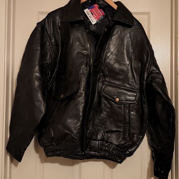 Men's leather jacket - Picture 2 of 7